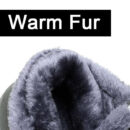 Waterproof fur lining snow boots non-slip warm snow boots for women