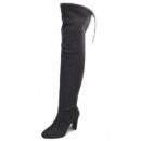 Over the knee heeled boots elastic suede long boots thigh high boots