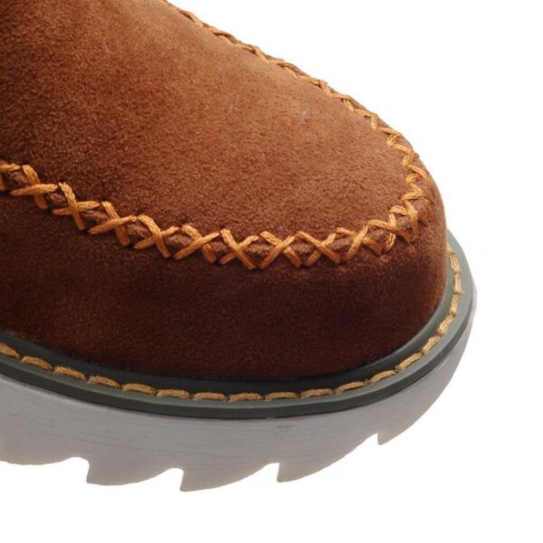 Women's fur lining snow boots non-slip ankle snow boots fashion winter boots - Image 10