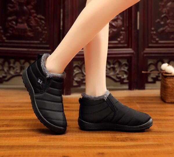 Waterproof fur lining snow boots non-slip warm snow boots for women - Image 19