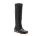 Women's chunky heel fashion solid knee high boots