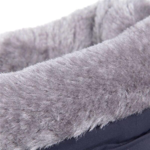 Waterproof knee high snow boots fur lining tall boots for women - Image 4