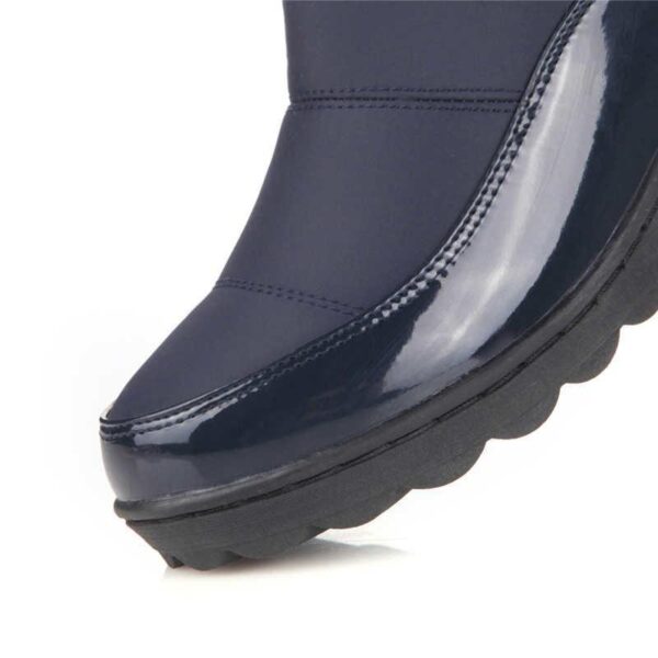 Waterproof knee high snow boots fur lining tall boots for women - Image 3